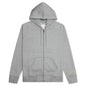 Hooded Chase Jacket - Grey Heather/Gold