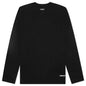 Link Script L/S T-Shirt - Black/White
