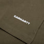 Link Script L/S T-Shirt - Nettle/White
