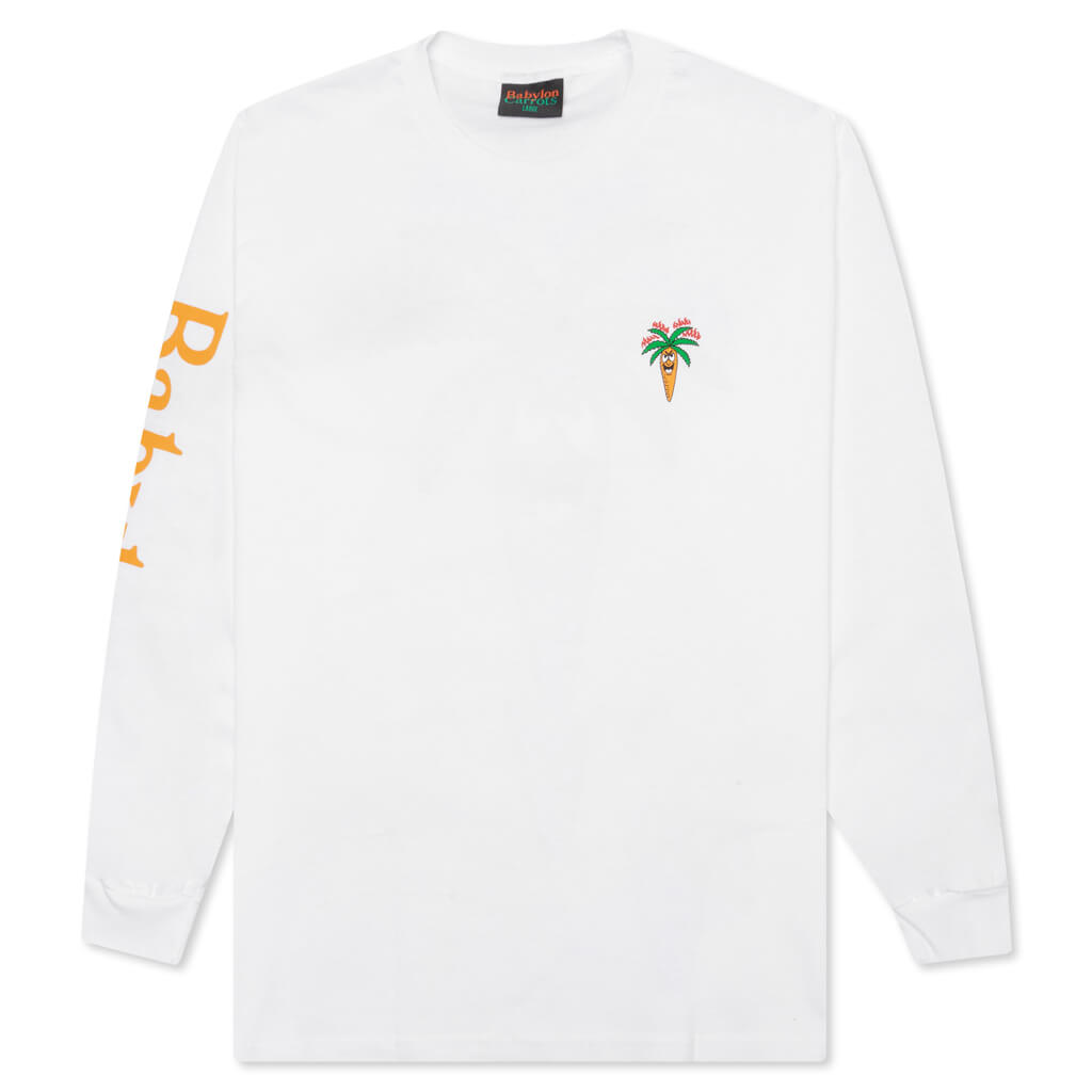 Carrots by Anwar Carrots x Babylon Carrot Burning L/S Tee - White
