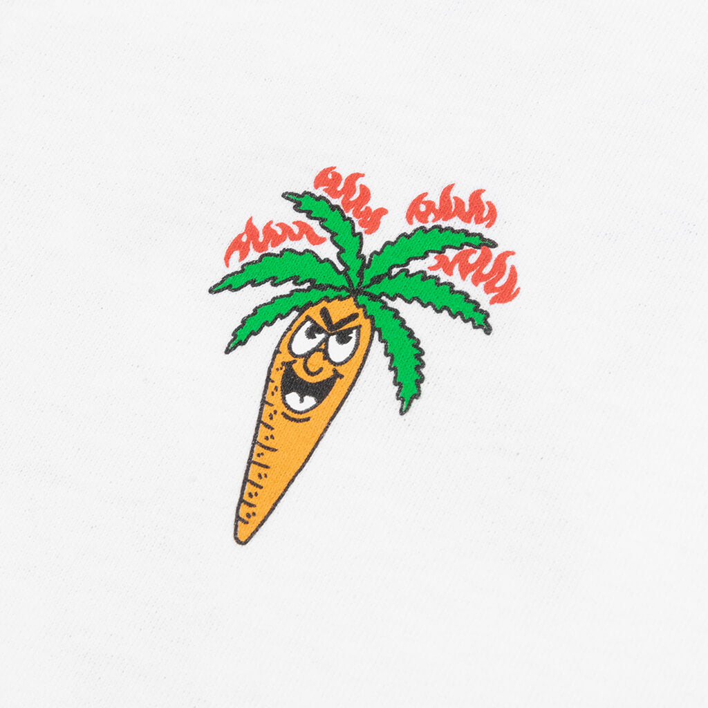 Carrots by Anwar Carrots x Babylon Carrot Burning L/S Tee - White