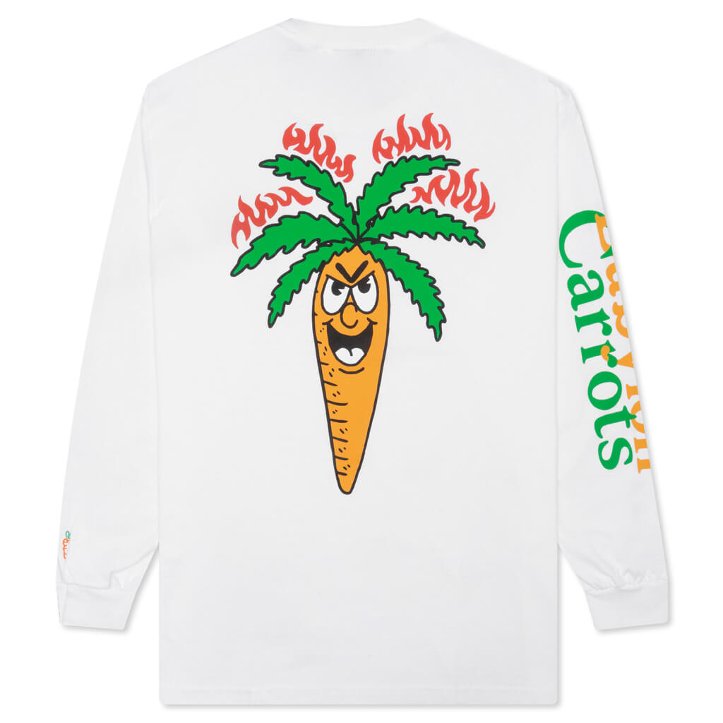 Carrots by Anwar Carrots x Babylon Carrot Burning L/S Tee - White