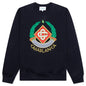 Casa Crest Embroidered Sweatshirt - Black