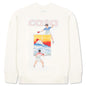 Fuji Ping Pong Printed Sweatshirt - Off White