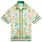 L'Arche Fleurie Silk Twill Shirt - Multi