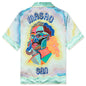 Masao San Cuban Collar S/S Shirt - Multi