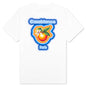 Radiating Orange T-Shirt - White