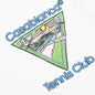 Tennis Club Icon Embroidered Hooded Sweatshirt - Off White
