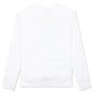 Tennis Court Chenille Embroidered Sweatshirt - White