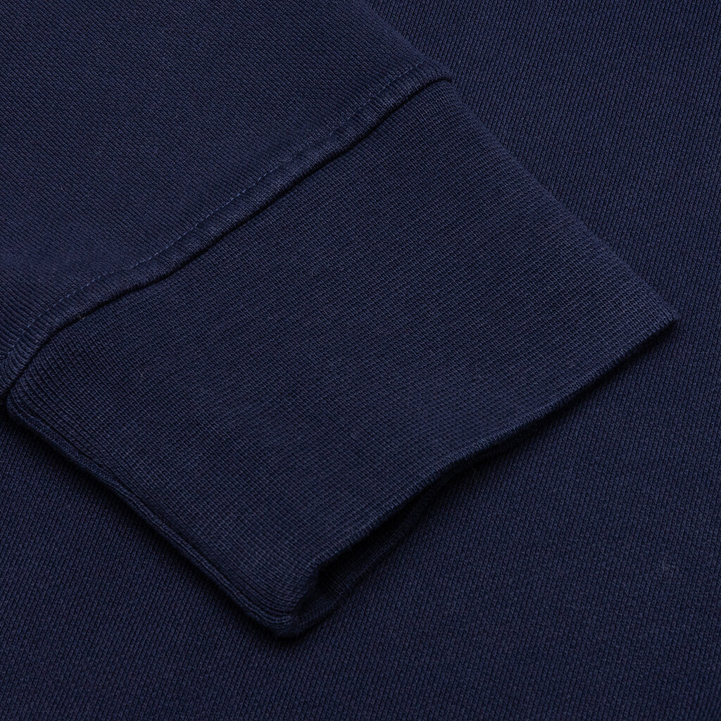 Memphis Icon Embroidered Hooded Sweatshirt - Dark Blue