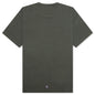 Casual Fit No Pocket T-Shirt - Greyish Green