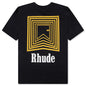 Chevron Logo Repeat Tee - Vintage Black