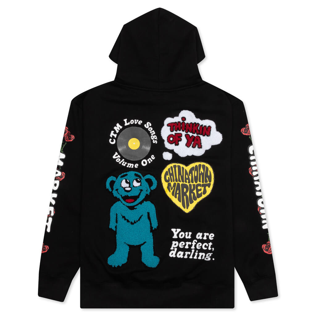 Chinatown Be Mine Hoodie - Black