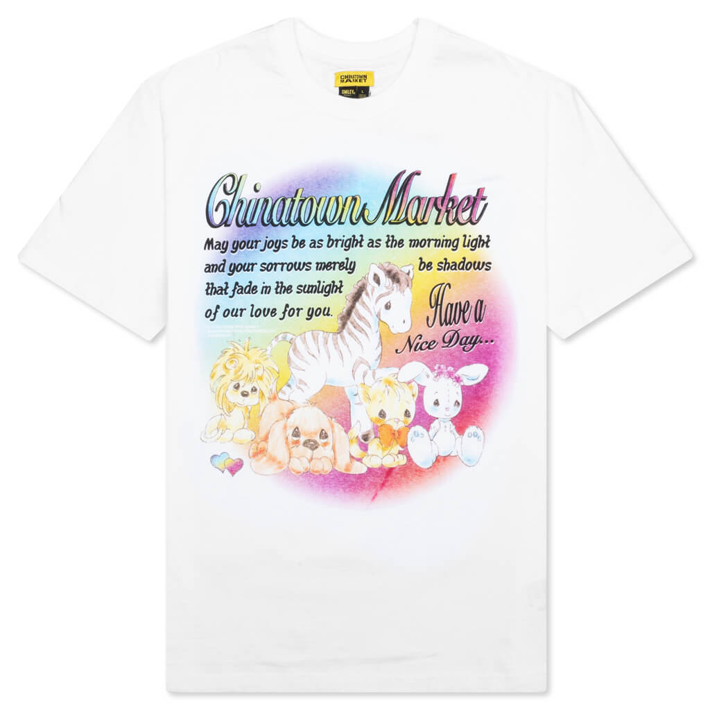 Chinatown Blessings T-Shirt - White