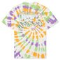 Chinatown Block Tie-Dye Tee - Spiral Tie-Dye