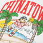 Chinatown Dunking Bear By The Water T-Shirt - Cream