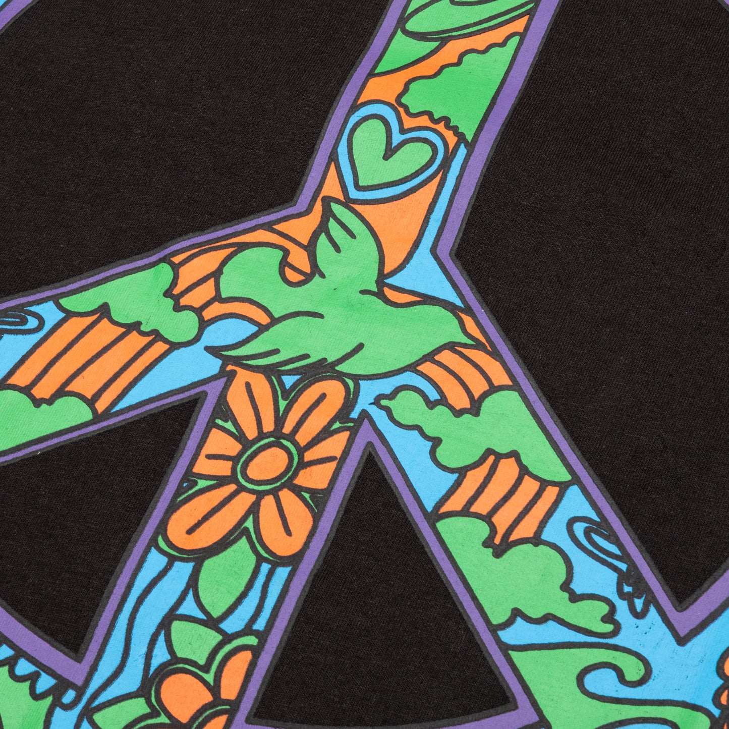 Chinatown Hippie S/S Tee - Black