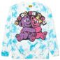 Chinatown Hypercute Crewneck Sweatshirt - Blue Tie Dye