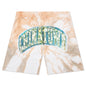 Chinatown Island Arc Sweatshorts - Tan Tie-Dye