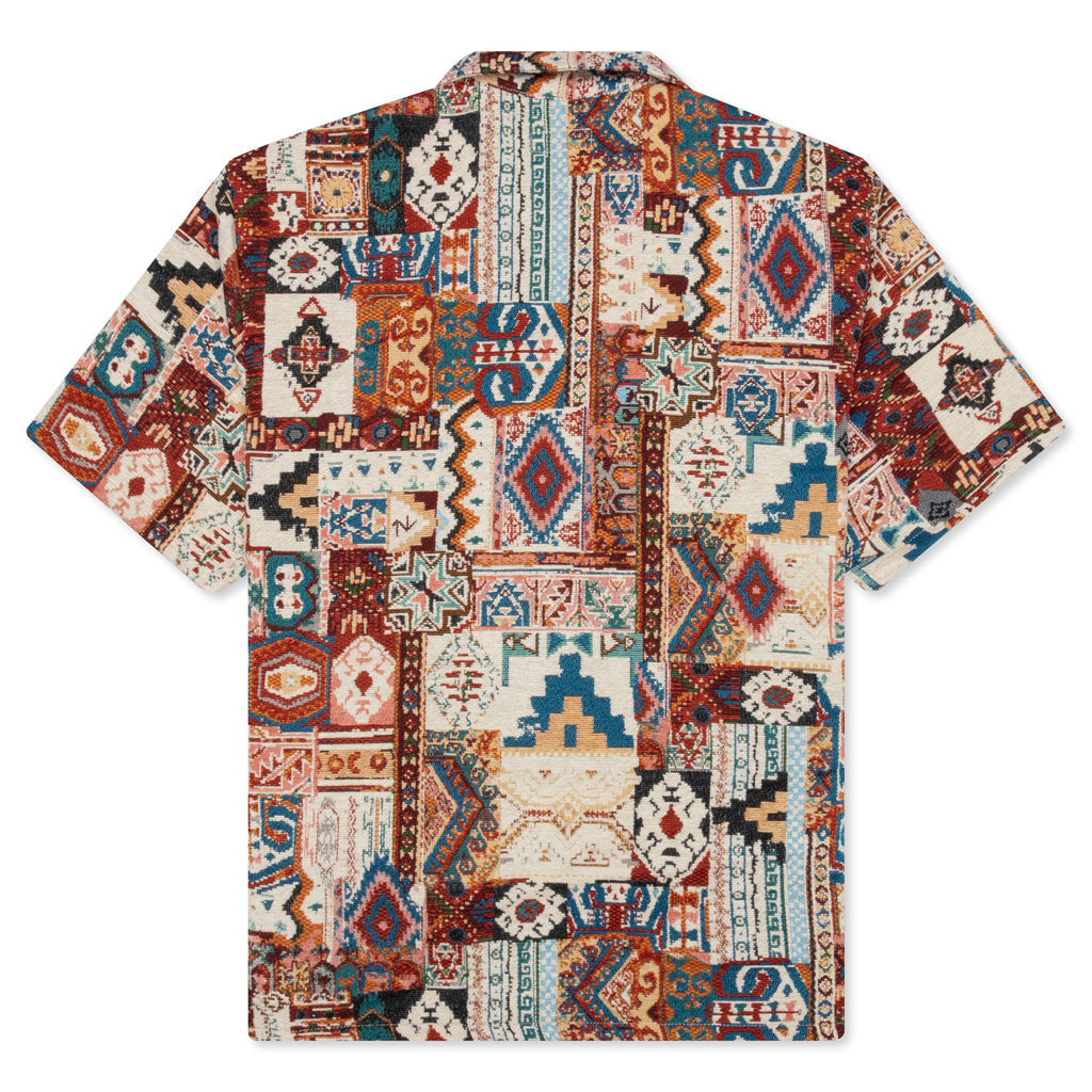 Chinatown Patchwork Shirt - Black