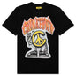 Chinatown Peace Guy Flame Arc T-Shirt - Black