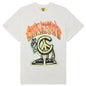 Chinatown Peace Guy Flame Arc T-Shirt - Cream