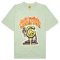 Chinatown Peace Guy Flame Arc T-Shirt - Tea Green