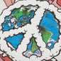 Chinatown Peace Earth Clouds T-Shirt - Cream