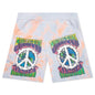 Chinatown Peace Earth Clouds Tie-Dye Sweatshorts - Tie-Dye