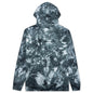 Chinatown Peace Earth Logo Hoodie - Black Tie-Dye