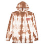 Chinatown Pop Rocket Tie-Dye Hoodie - Brown Tie-Dye