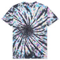Chinatown Rhinestone Arc Overdye Tee - Spiral Tie Dye