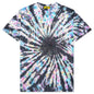 Chinatown Rhinestone Arc Overdye Tee - Spiral Tie Dye