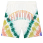 Chinatown Rhinestone Arc WGP Tie Dye Shorts - Tie Dye