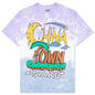 Chinatown Shooting Star Vacation Tie-Dye T-Shirt - Purple/Blue Tie-Dye