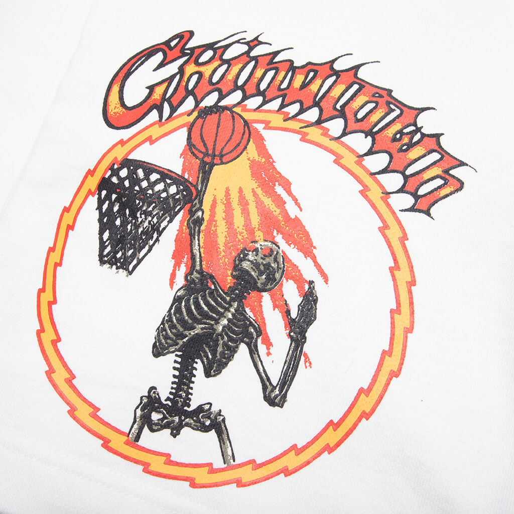 Chinatown Skelly World Tour Sweatshorts - Cream