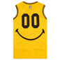 Chinatown Smiley Basketball Jersey - Yellow