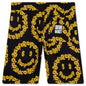 Chinatown Smiley Floral Shorts - Black