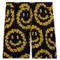Chinatown Smiley Floral Shorts - Black