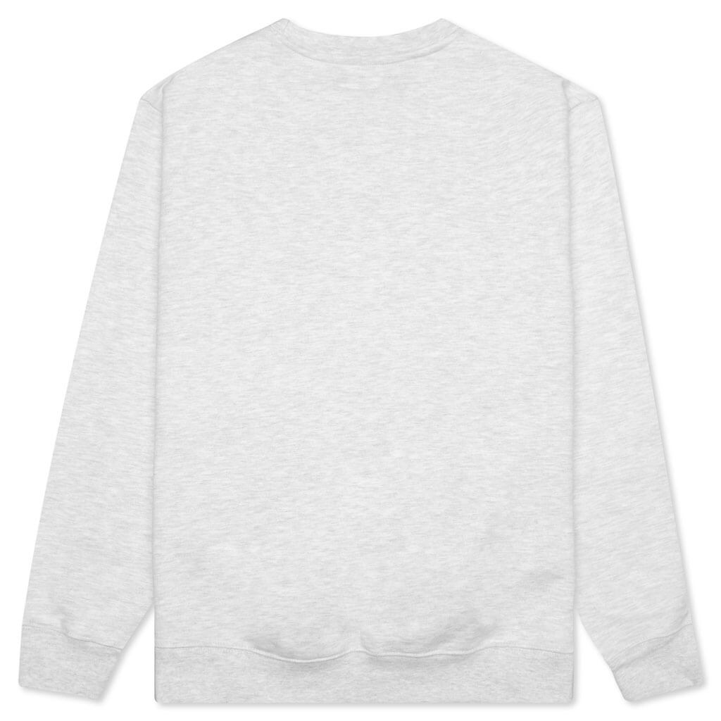 Chinatown Smiley Flower Power Crewneck - Ash Grey