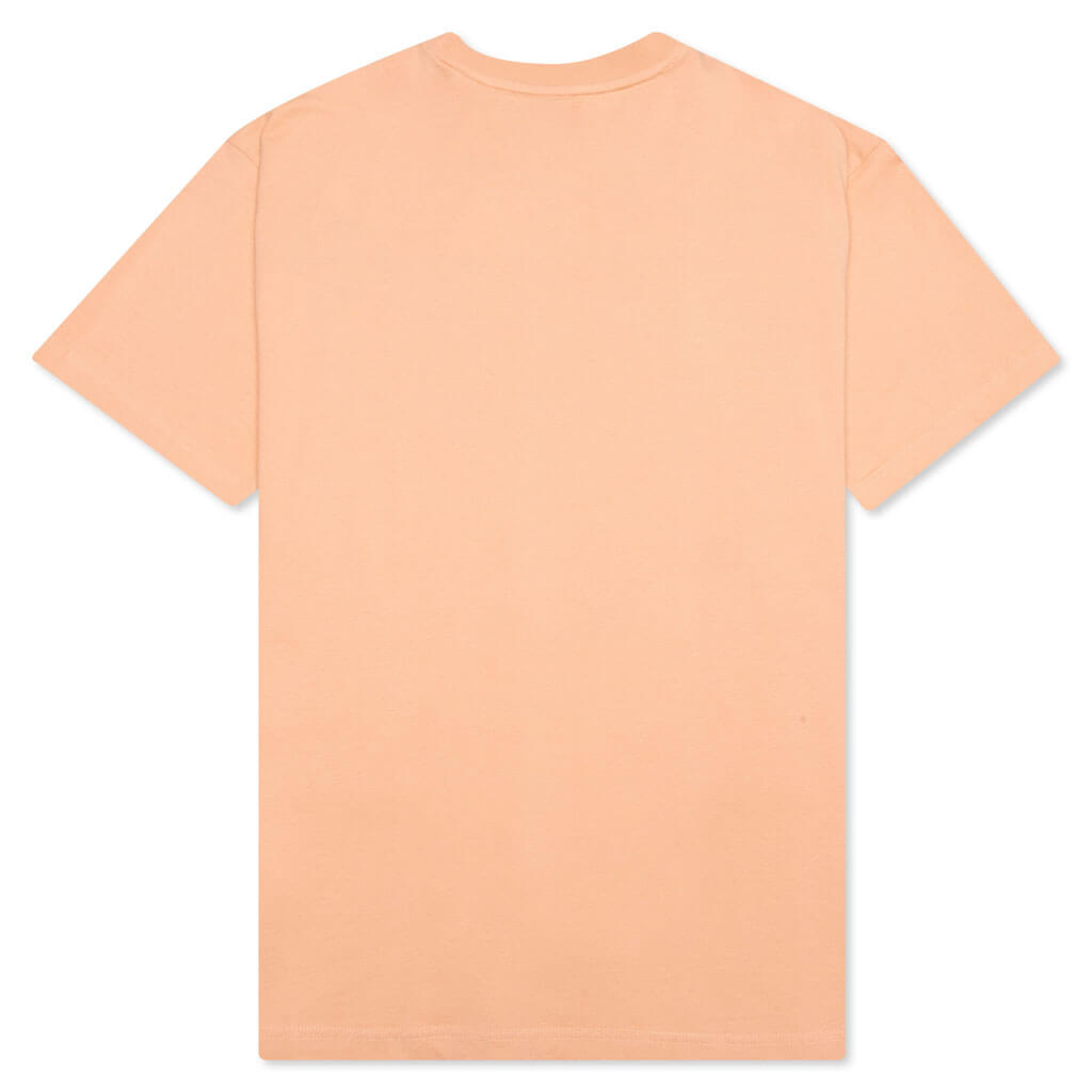Chinatown Smiley Flower Power Tee - Peach