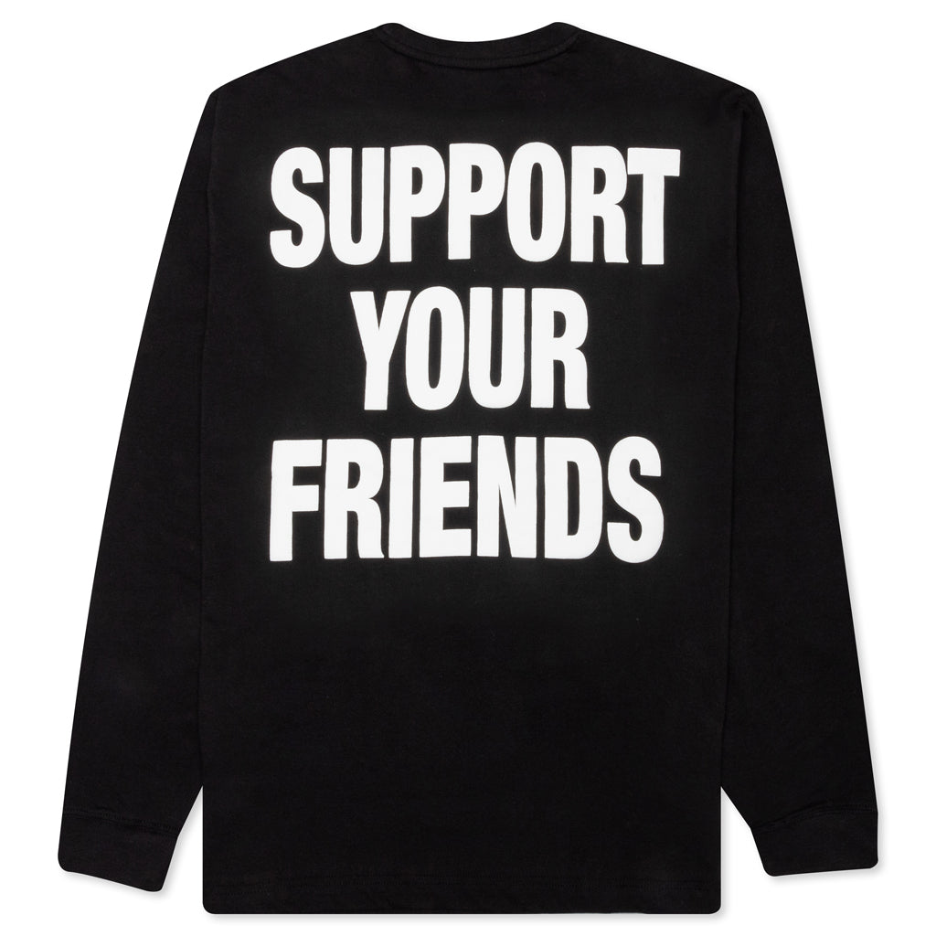 Chinatown Smiley Friends Crewneck - Black