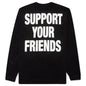 Chinatown Smiley Friends Crewneck - Black