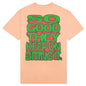 Chinatown Smiley Local Produce Apple Tee - Peach