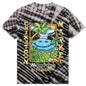 Chinatown Smiley No Bad Days In Paradise Tie-Dye T-Shirt - Tiger Tie-Dye