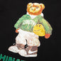 Chinatown Smiley Sketch Basketball Bear Tee - Black