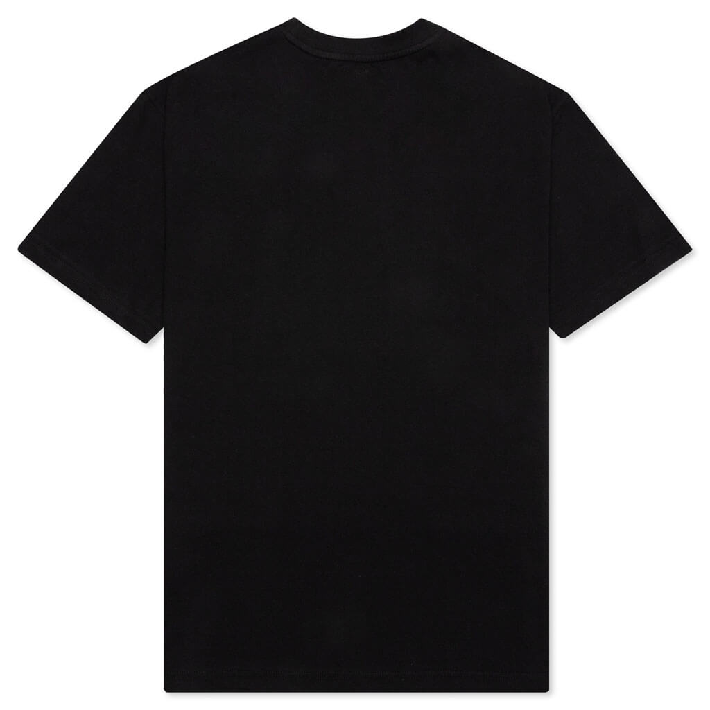 Chinatown Smiley Sketch Basketball Bear Tee - Black