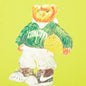 Chinatown Smiley Sketch Basketball Bear Tee - Yellow