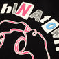 Chinatown Smiley Tape Player T-Shirt - Black