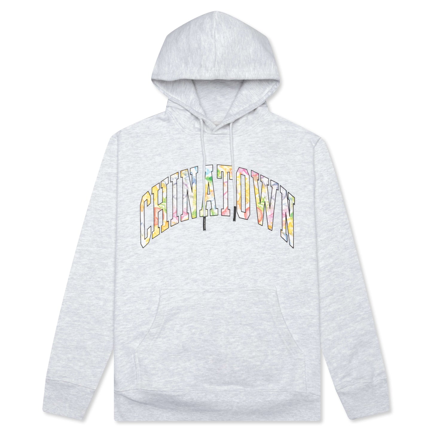 Chinatown Watercolor Arc Hoodie - Ash Gray